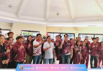 Palaro medalists gigantihan ni Kuya Gov